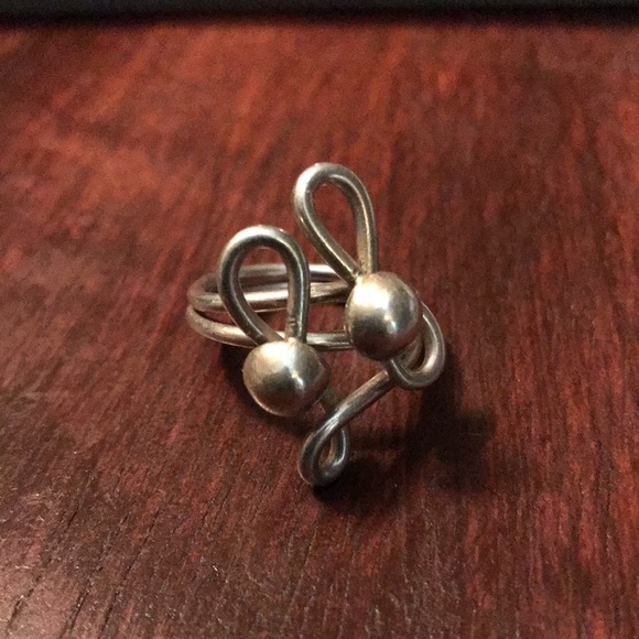 Unique sterling silver ring size 8 - Picture 8 of 12